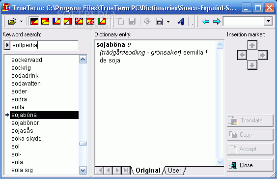 Travel Dictionary Spanish PC