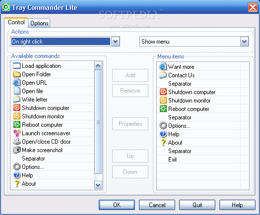 Tray Commander Lite