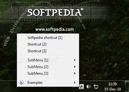 Tray Shortcuts