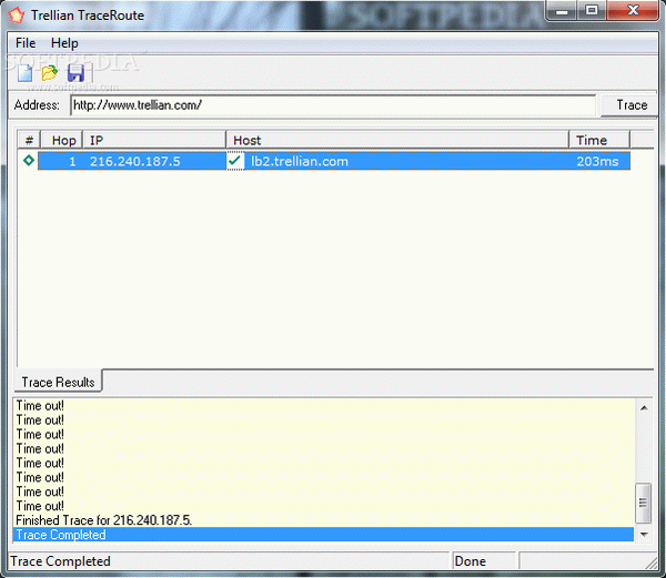 Trellian Traceroute