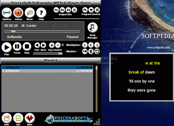 TriKaraoke MP3+G Player