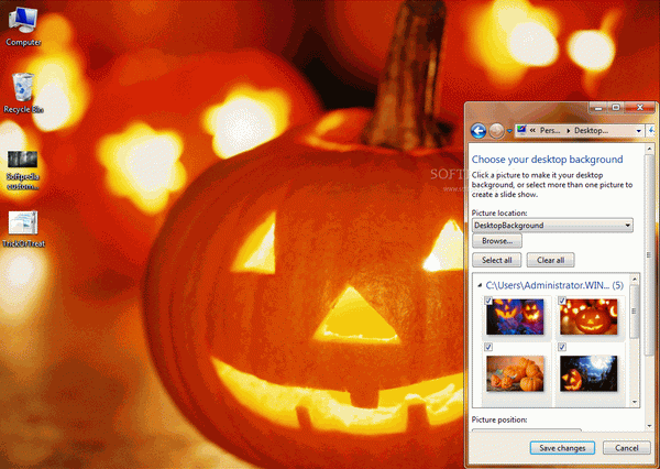 Trick or Treat Windows 7 Theme