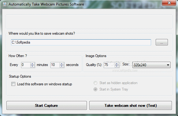 Automatically Take Webcam Pictures Software