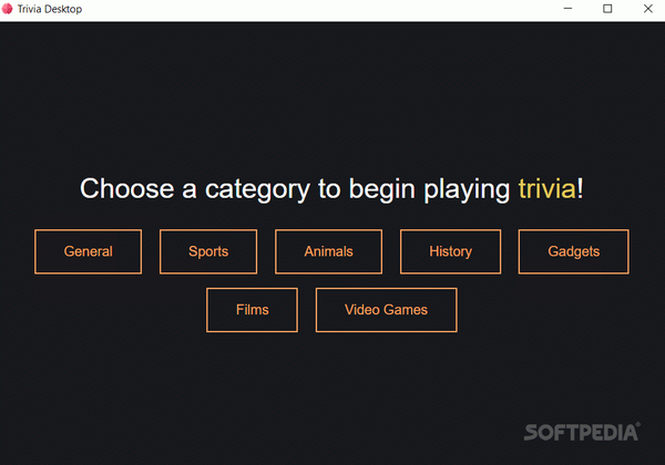 Trivia Desktop