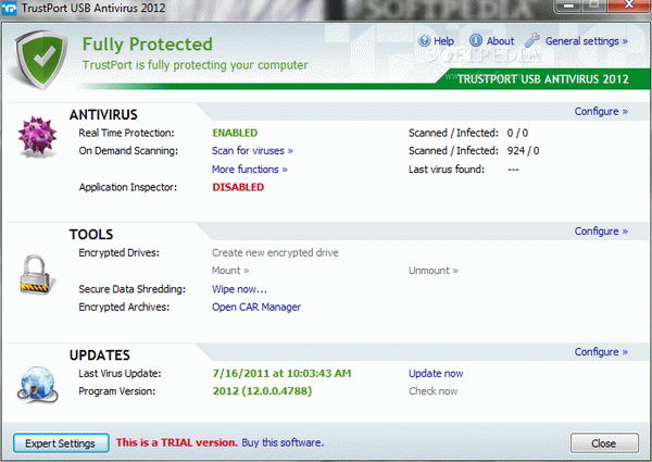 TrustPort Antivirus U3 Edition 2012