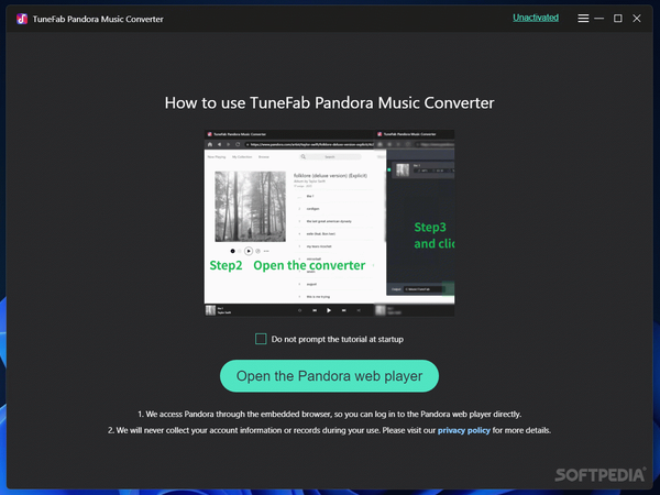 TuneFab Pandora Music Converter