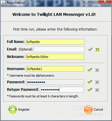 Twilight LAN Messenger