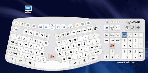 Typical Virtual Keyboard