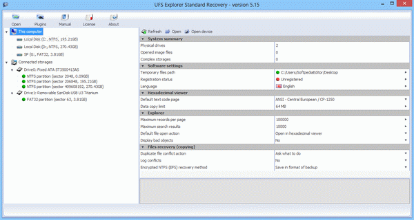 UFS Explorer Standard Recovery