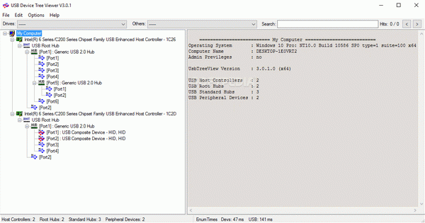 USB Device Tree Viewer