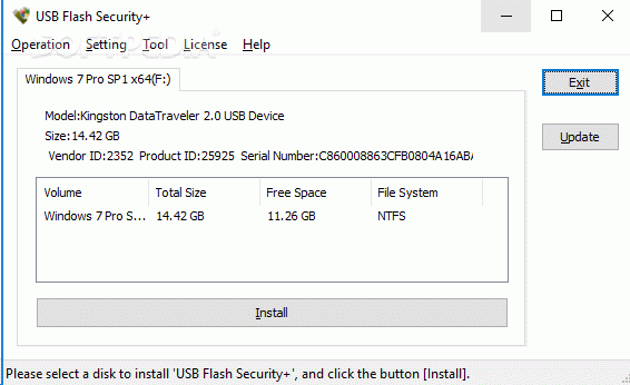 USB Flash Security+