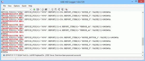 USB HID Logger