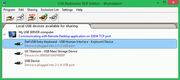 USB Redirector RDP Edition