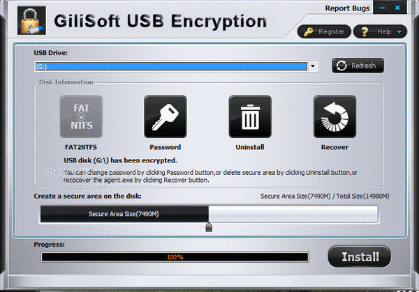 GiliSoft USB Encryption