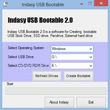 Indasy USB Bootable (formerly USBBootable)