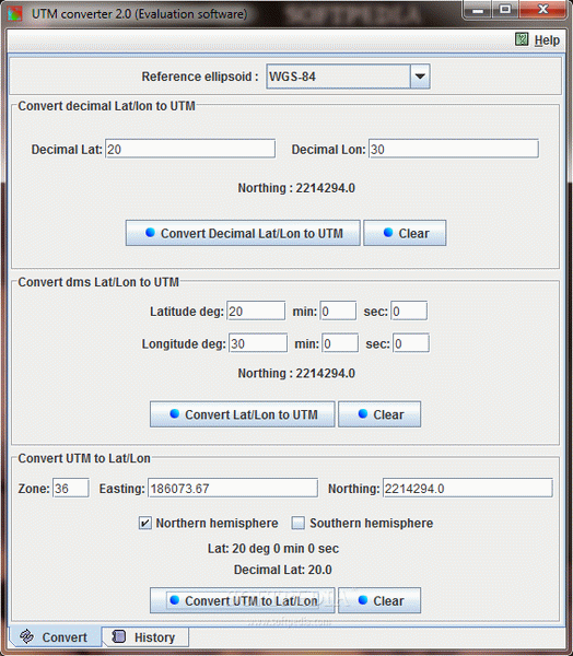 UTM converter