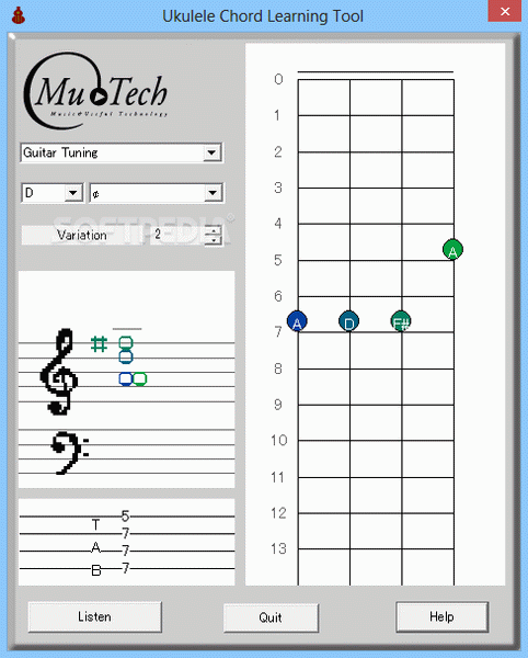 Ukulele Chord Learning Tool