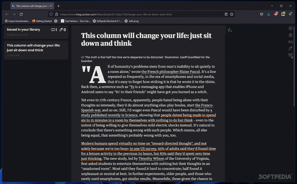 Unclutter for Firefox