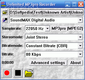 Unlimited MP3pro Recorder