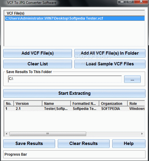 VCF To JPG Converter Software