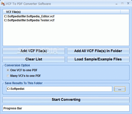 VCF To PDF Converter Software