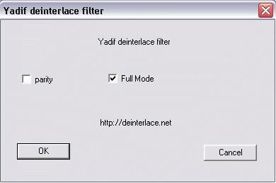 VirtualDub deinterlace filter