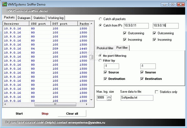 VMVSystems Sniffer