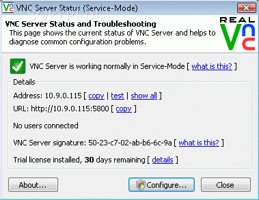 VNC Enterprise Edition for Windows