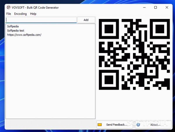 VOVSOFT - Bulk QR Code Generator