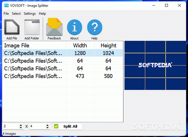 VOVSOFT - Image Splitter