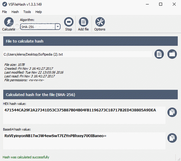 VSFileHash Portable