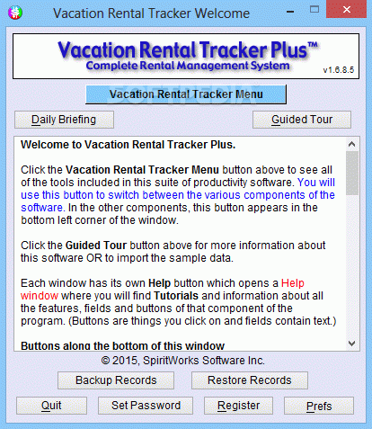 Vacation Rental Tracker Plus