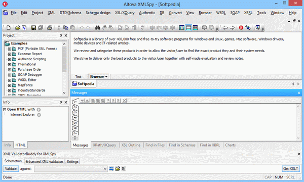 XML ValidatorBuddy XMLSpy Plugin