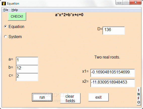 Equation Solver