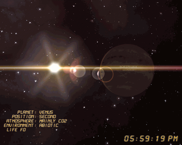 Venus 3D Space Survey Screensaver