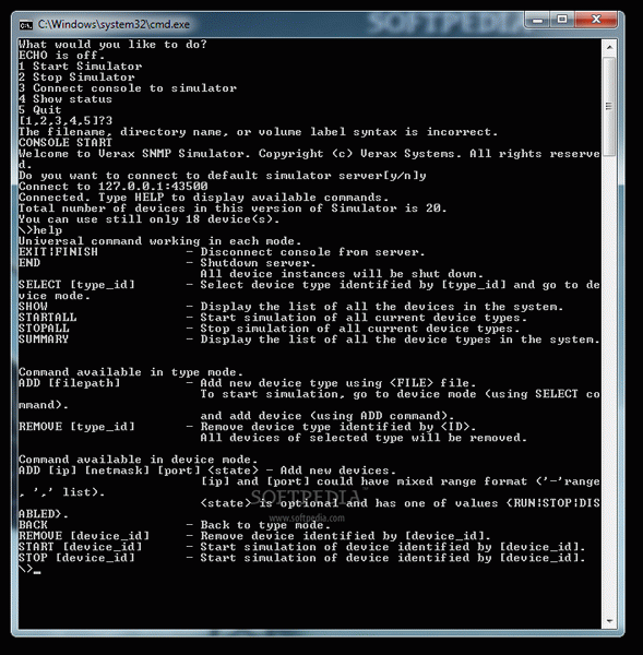 Verax SNMP Simulator