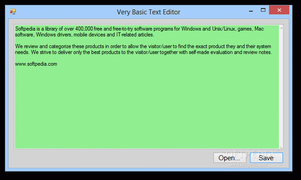 Very Basic Text Editor