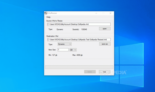 VhdResizer