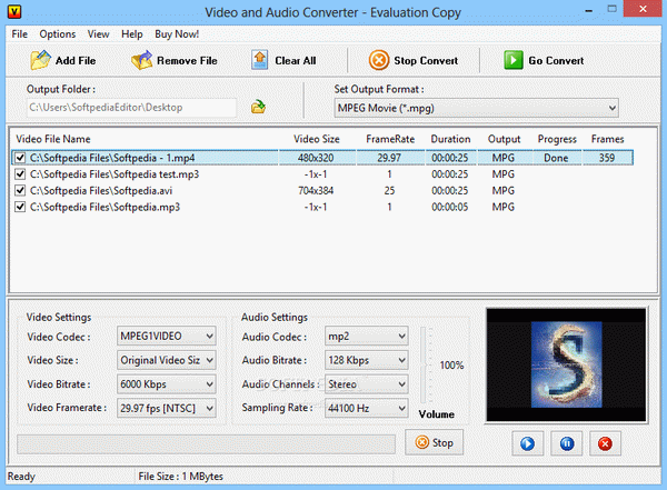 Video and Audio Converter