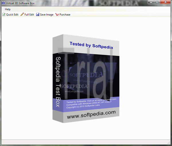 Virtual 3D Software Box