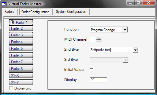 Virtual Fader Master