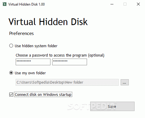 Virtual Hidden Disk