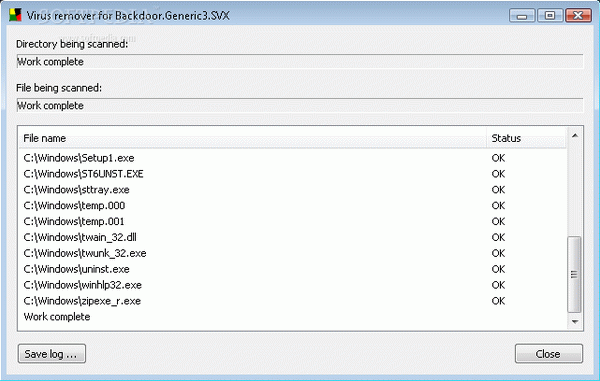 Virus Remover for Backdoor.Generic3.SVX