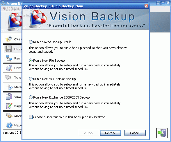 Vision Backup Pro