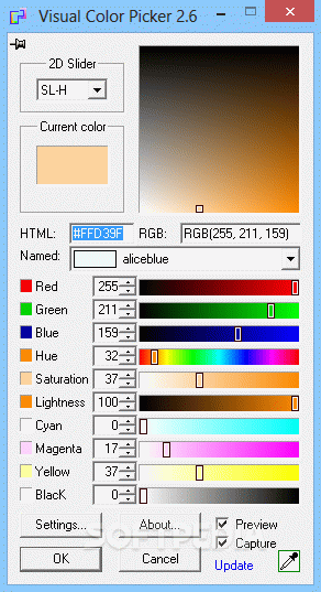 Visual Color Picker