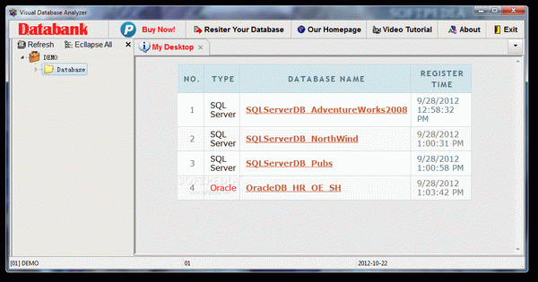 Visual Database Analyzer