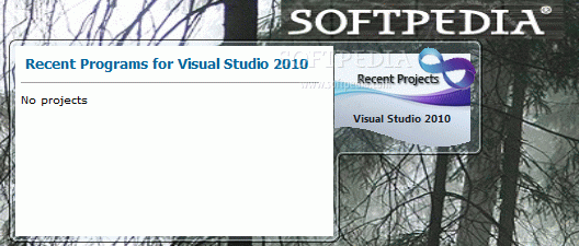 Visual Studio Recent Projects