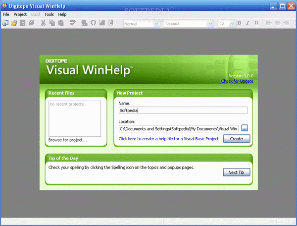 Visual WinHelp