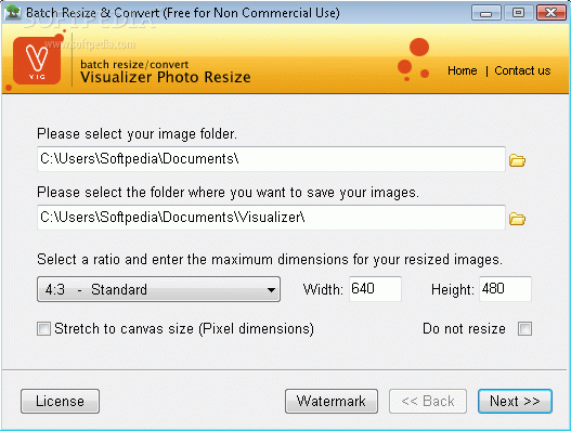 Visualizer Photo Resize