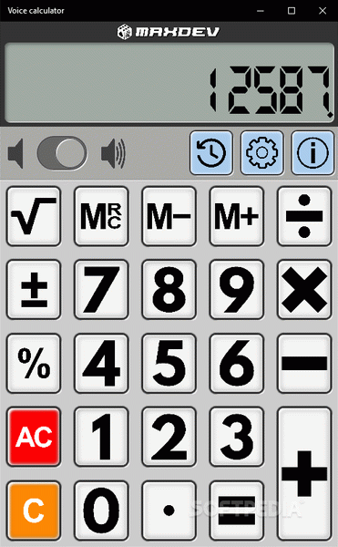 Voice calculator